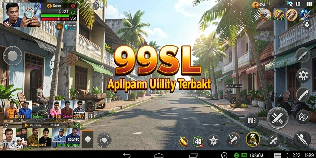 Tampilan antarmuka pengguna 99SL dengan fitur-fitur Utility.