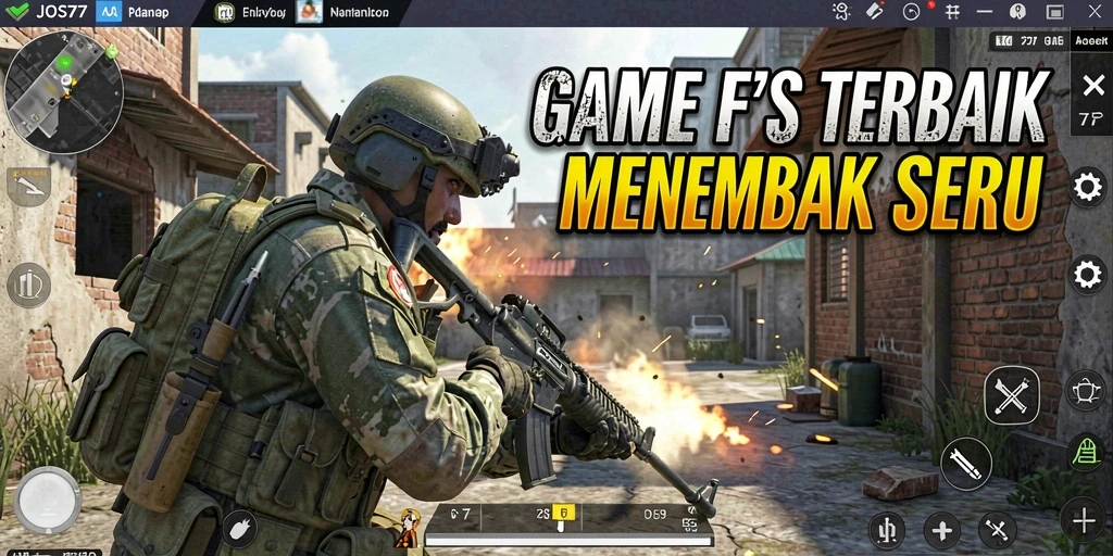 Gameplay seru JOS77 dengan aksi menembak intens.