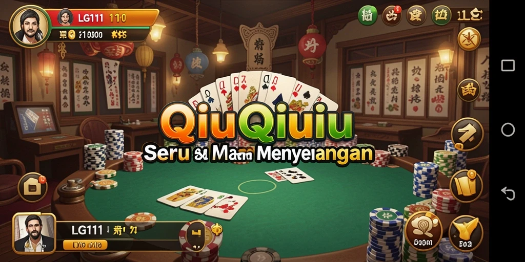 Tampilan gameplay seru dari game QiuQiu LG111.