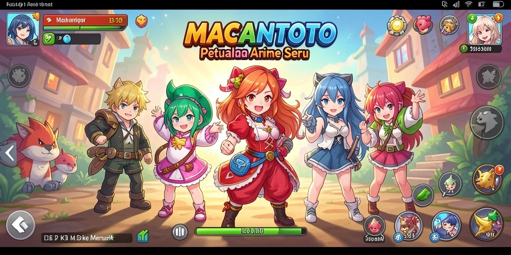 Gameplay seru dengan grafis anime yang menawan.