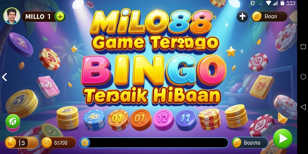 Tampilan gameplay Bingo yang menarik di MILO88.