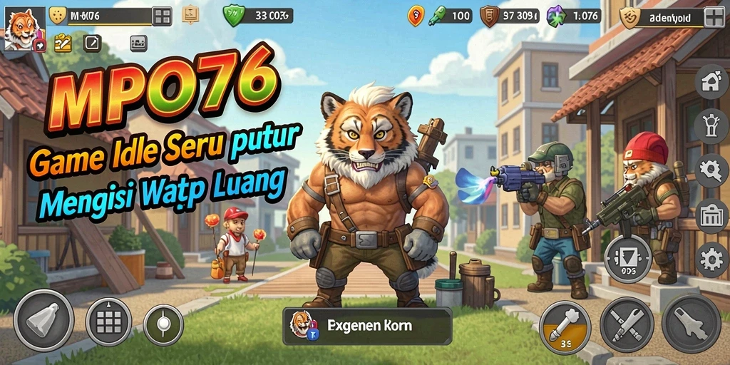 Screenshot MPO76 menampilkan gameplay Idle yang menyenangkan dan interaktif.