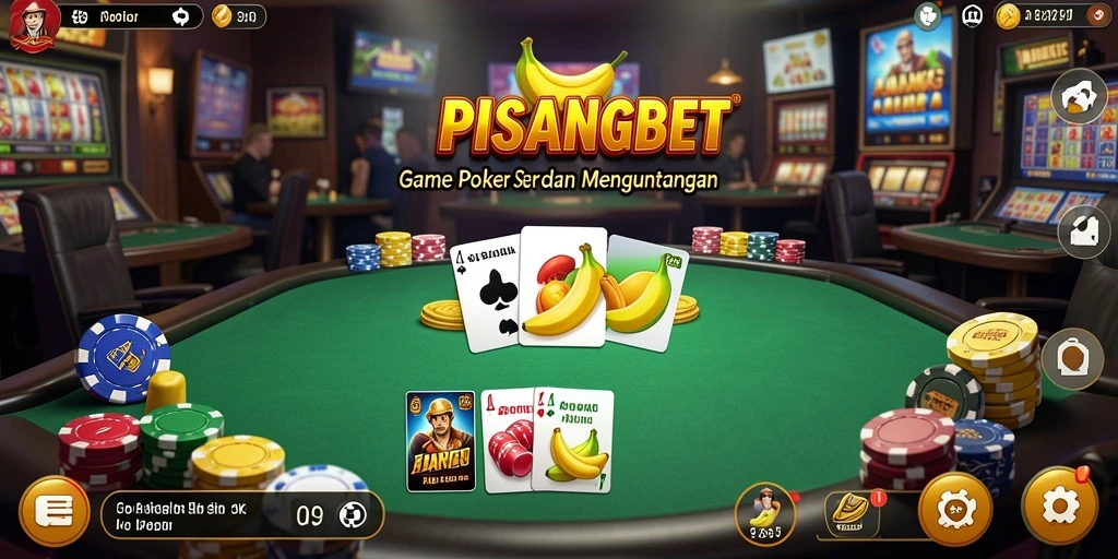 Screenshot gameplay PISANGBET yang menampilkan aksi Poker yang seru.