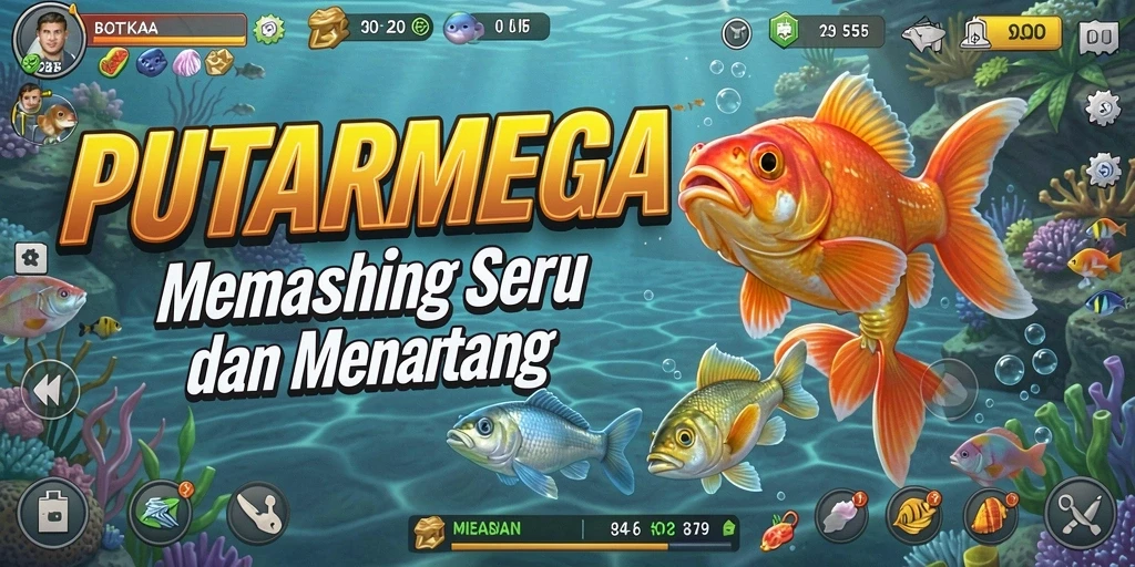 Tangkapan ikan yang menarik dalam gameplay PUTARMEGA.