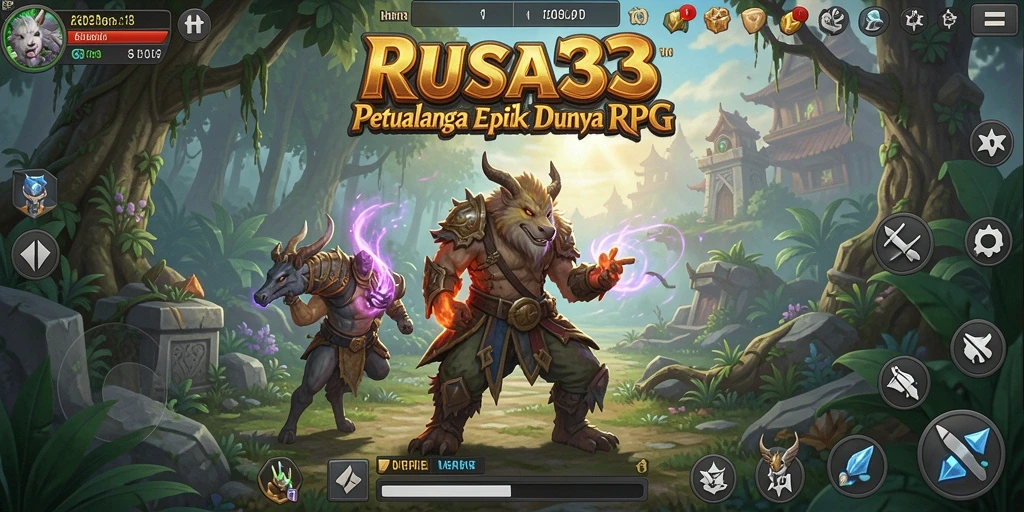 Tampilan penuh aksi dalam gameplay epik RUSA33.