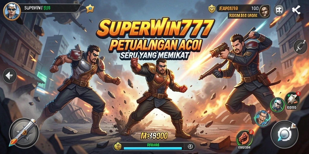 Tampilan permainan SUPERWIN777 yang penuh aksi dan grafis menawan.