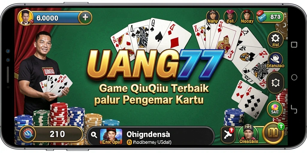 Screenshot gameplay UANG77 menampilkan momen seru QiuQiu.