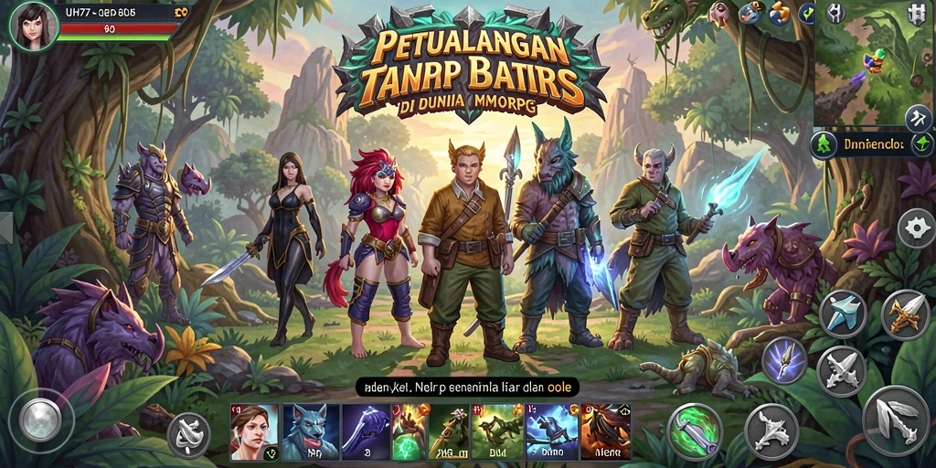 Gameplay mendalam dan grafik menawan di UH77.